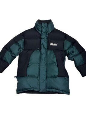 FIRST DOWN Vintage 90s Duck Down Fill Heavy Winter Parka Coat Jacket Women Small